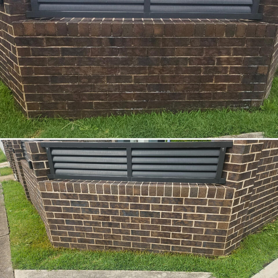 Brick Fence Cleaning Brick Fence Cleaning