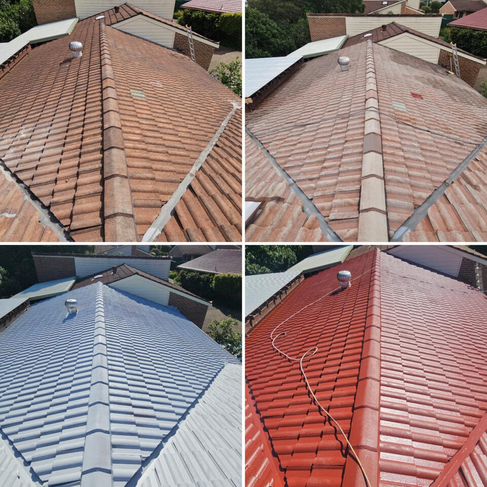 Concrete Roof Restoration and Painting Concrete Roof Restoration and Painting